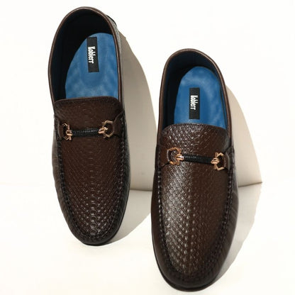Men's Textured Loafers