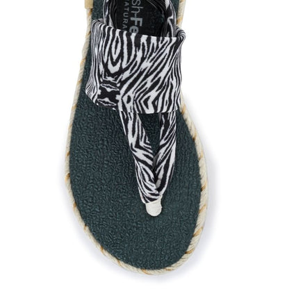 Cindrella kids, White Zebra print
