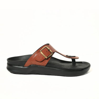 Thong-Strap Slip-On Sandals