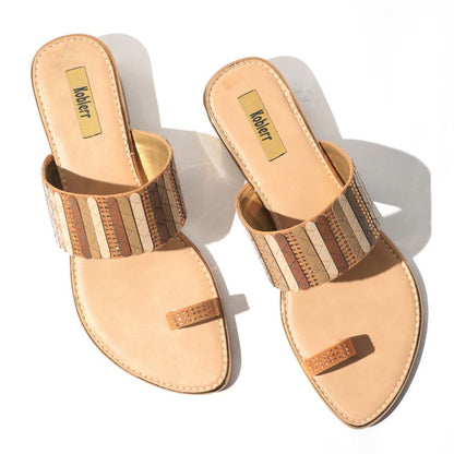 Brown Ethnic Sandals